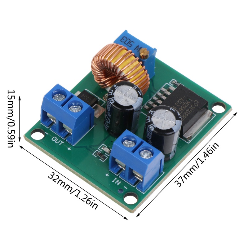 Btsg 80W 3V-35V Ke 4V-40V Untuk Modul DC Boost Step-UP Voltage Converter Power Regulat