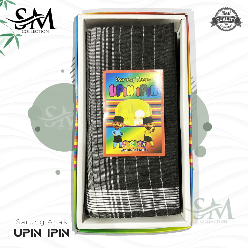 Sarung Tenun Anak Polos Tumpal Salur Warna Original