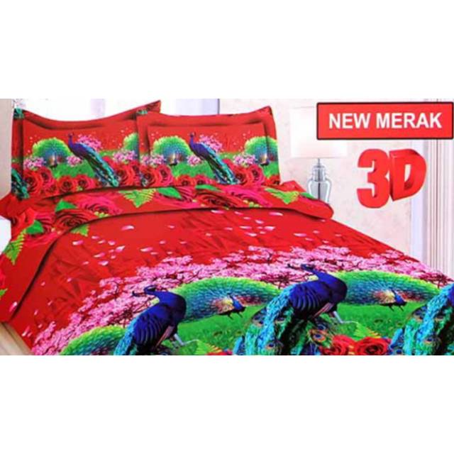 Sprei bonita rose merak king b4