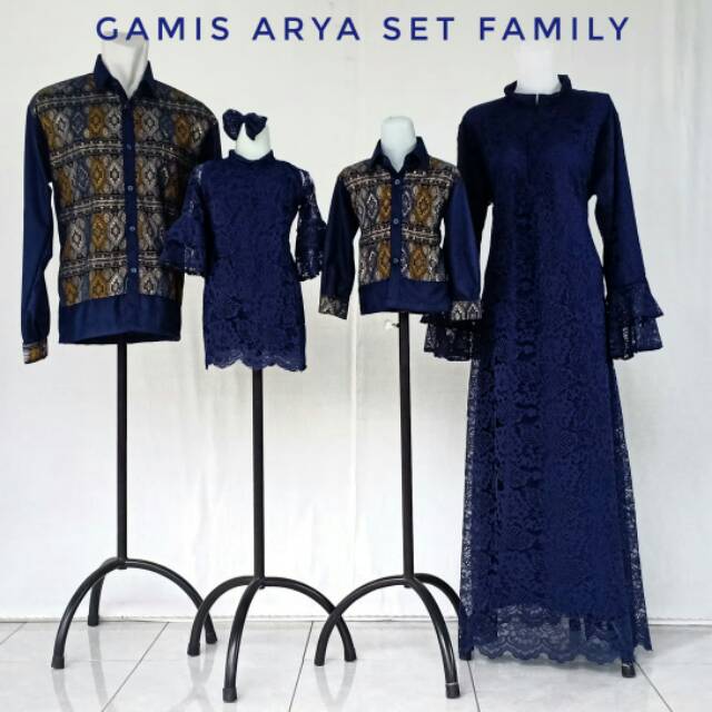 Couple Family Baju Anak Bayi Remaja Dewasa Couple Ibu Ayah Dan anak Gamis Arya Set Family