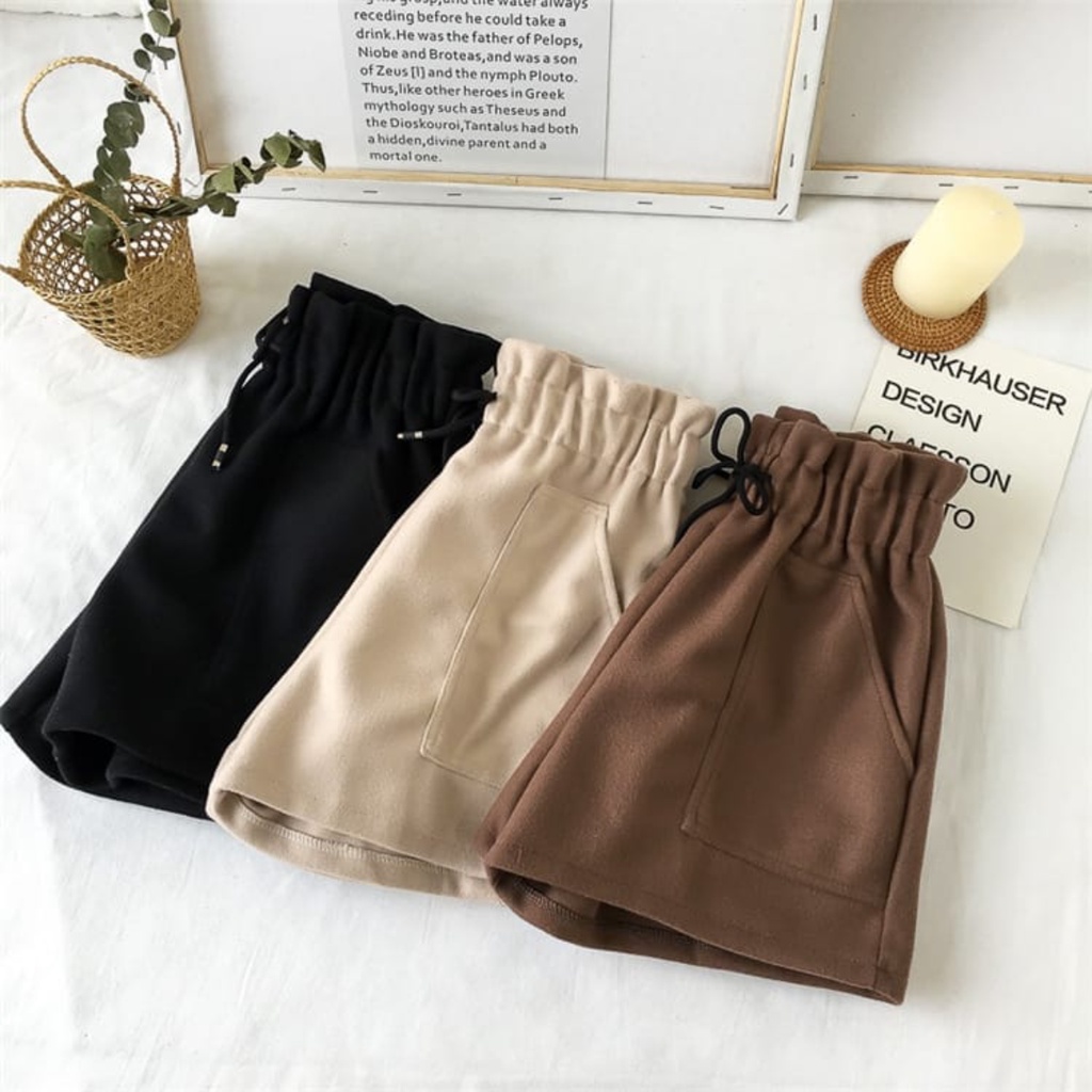 Celana Pendek Wanita Dewasa Hotpants Korean High waist Clana Santai Harian