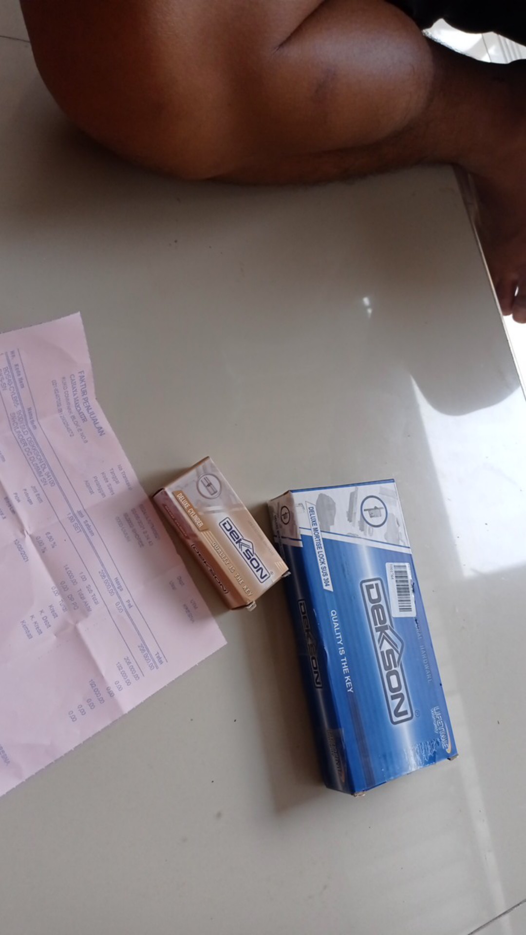 Body Kunci Sleding / Kunci Pintu Geser Dekkson  Dl 84100