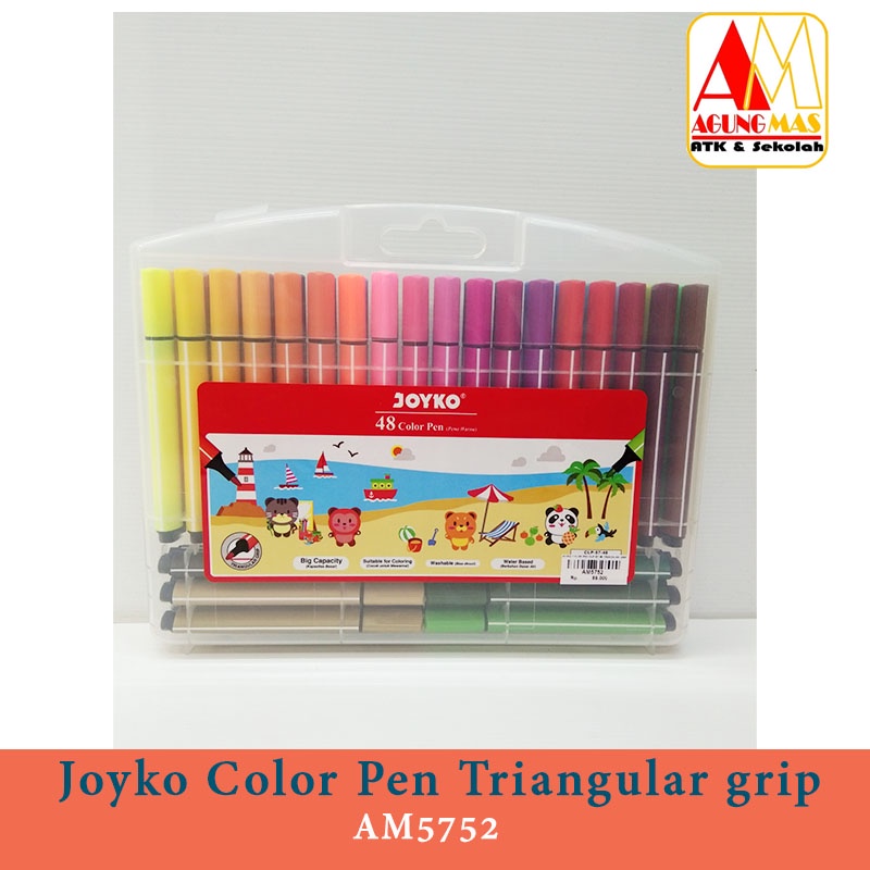 

Joyko Color Pen Triangular grip