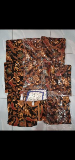 Qnunbatik Couple/sarimbit Batik Anak Gamis Latifa