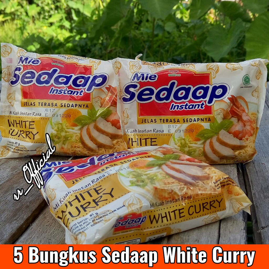 

Paket 5 Bungkus Sedaap White Curry Terasa Mie Sedap Instan