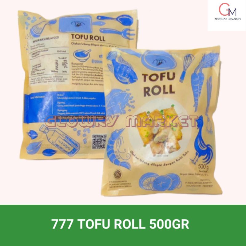 

777 FISH ROLL 500GR OLAHAN UDANG DILAPISI KULIT TAHU BEKU