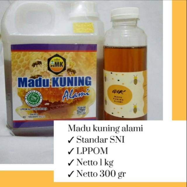 

Madu kuning alami