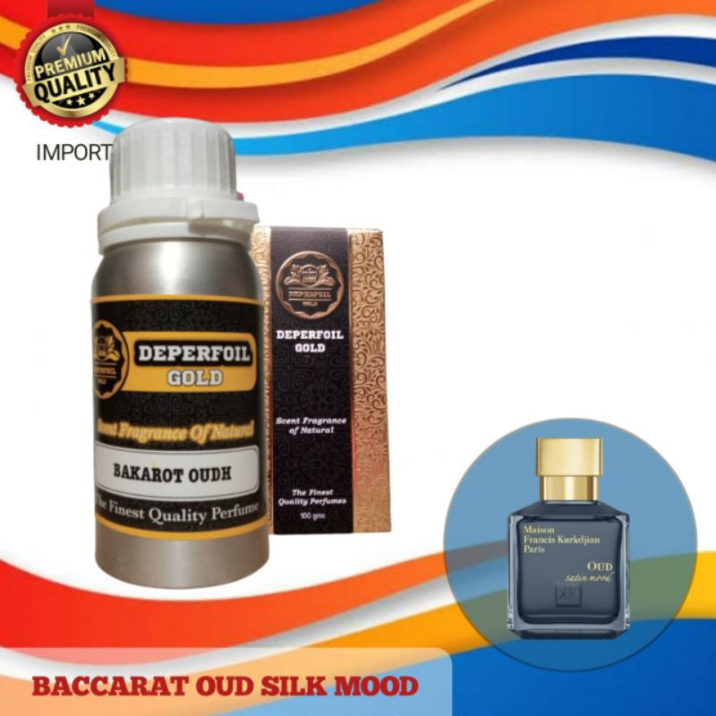 SEGEL 100 ML Bibit Parfum Bacarat Oud Silk Mood non alkohol