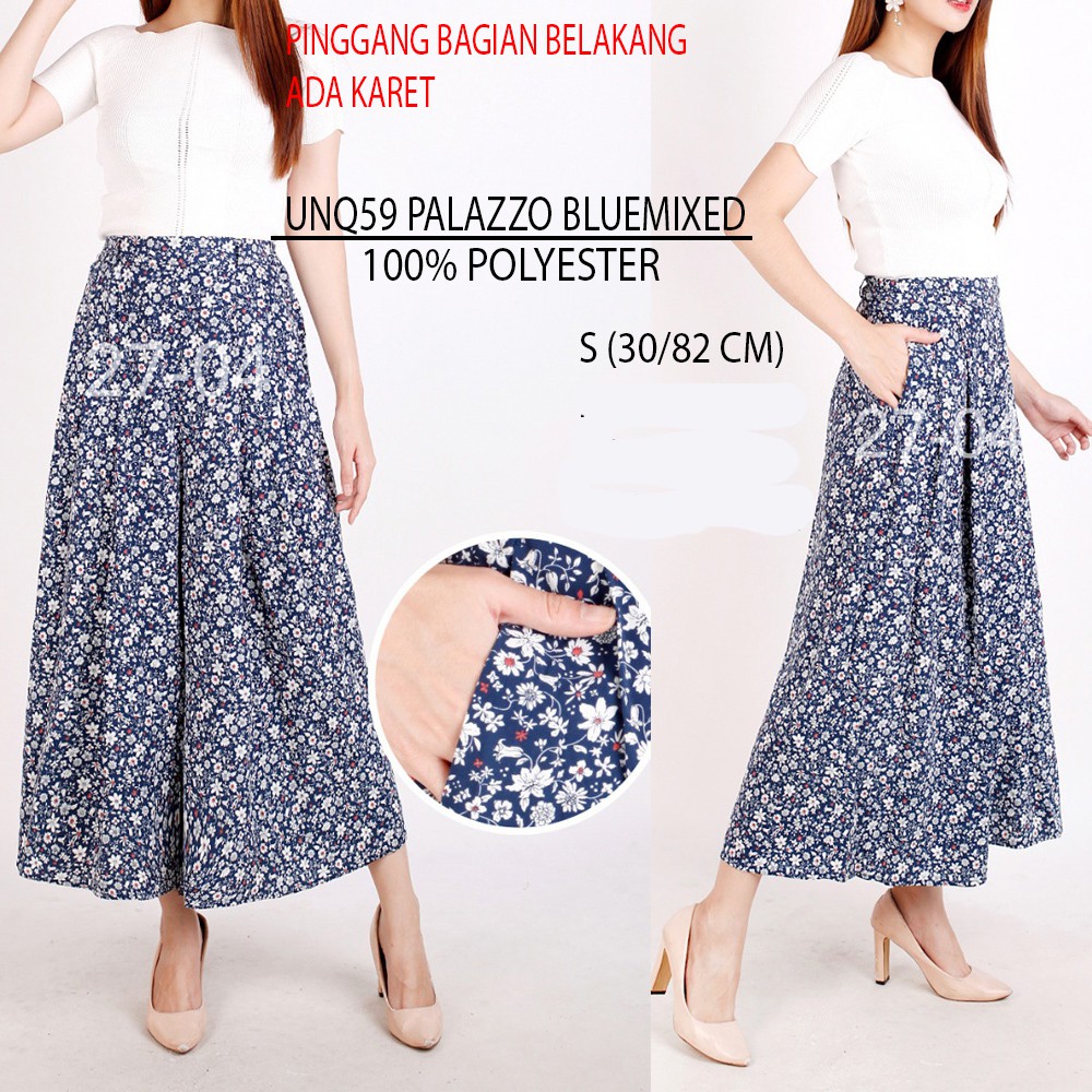  CELANA KULOT UNIQLO  CULLOT FLARE PANTS UNQ59 Shopee 