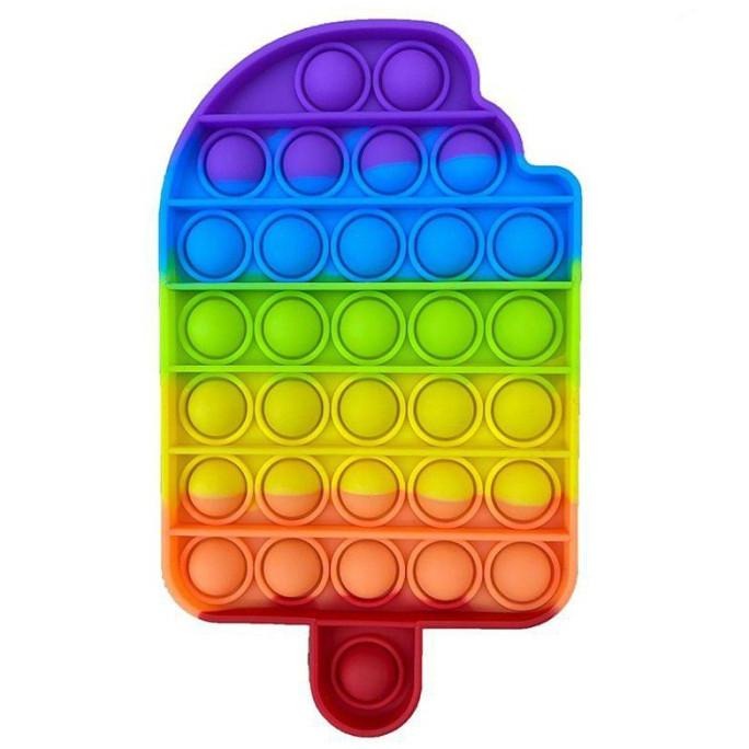 plannetamazing Mainan anak BOOMING Fidget spinner POP IT SUPER MURAH-ICE CREAM RAINBOW