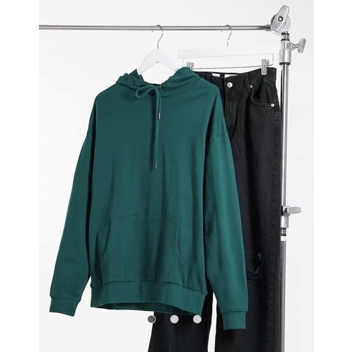 ASOS Basic Cotton Hoodie Collection 100% GARANSI ORIGINAL