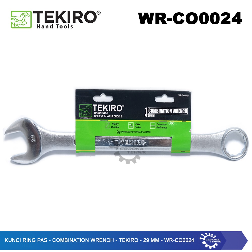 WR-CO0024 - Kunci Ring Pas - Combination Wrench - Tekiro - 29 mm