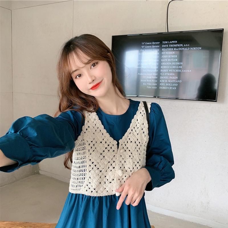 [ Retro Series ] Vest / Rompi Rajut Outer Rajut Crochet Wanita Premium