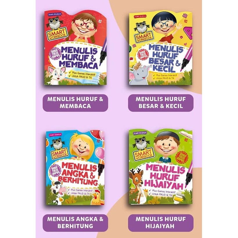 

Smart Workbook Buku Tulis Hapus