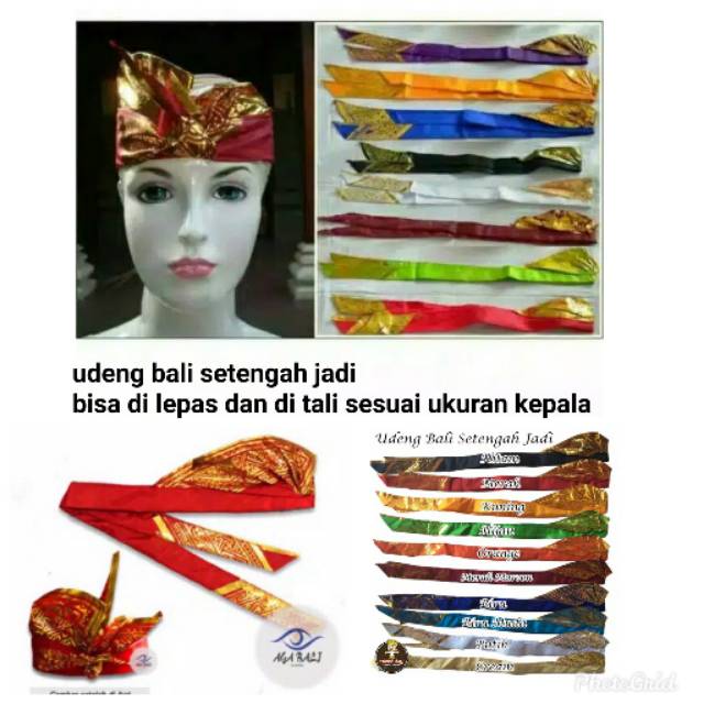 Udeng bali/udeng bali setengah jadi/khas bali