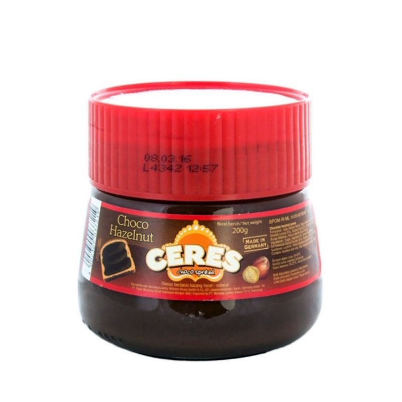 

Ceres choco spread choco hazelnut 200gr