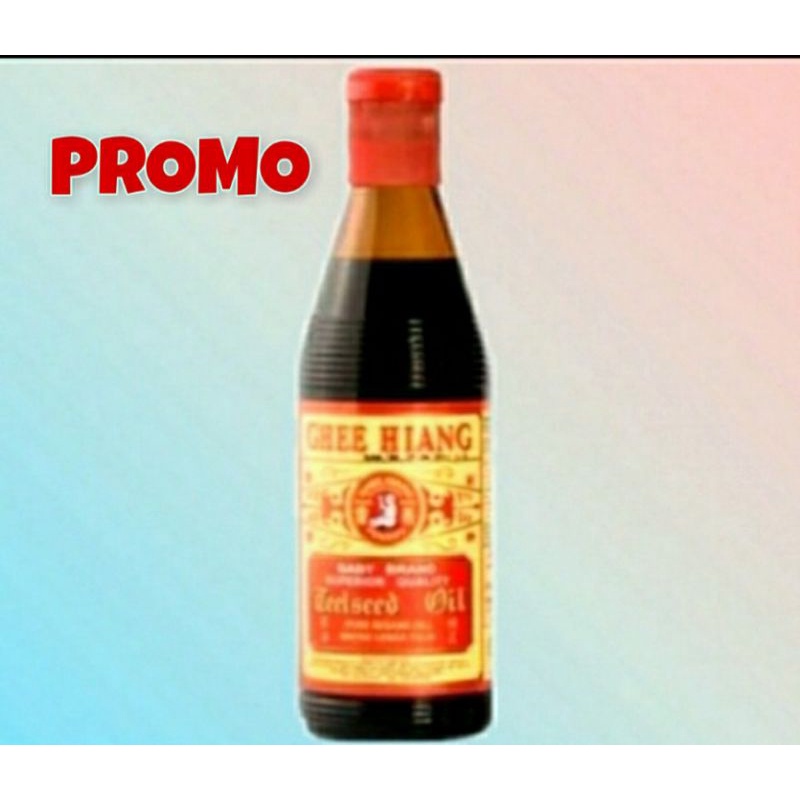 

Ghee Hiang sesame oil 330ml/minyak wijen baby/ minyak wijen malaysia ori exp:2025