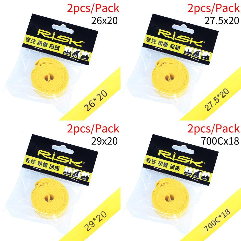 R-FLOWER 2pcs /Set Sabuk Anti Tusukan Strip Premium 27.5x20 700cx18 Penutup Pelek Sepeda Gunung