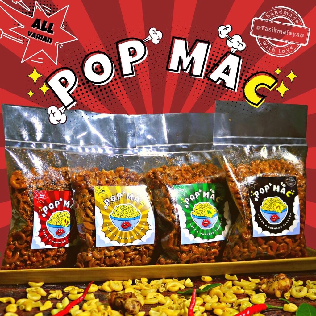 

Makaroni/Makaroni Pedas/POP MACARONI (100 gr)