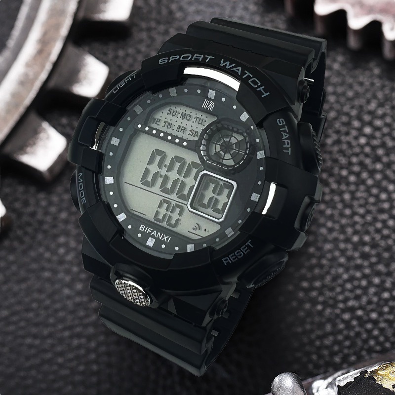 COD✅ Jam Tangan Digital Sprot Pria Wanita Rubber LED Quartz Watch Fashion Casual Harga Grosir   S1228