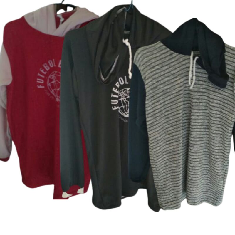 Grosir Baju Kaos Tukang Proyek Atasan Pria Lengan Tangan Panjang Pria Hoodie Kerja Basahan Santai Ha