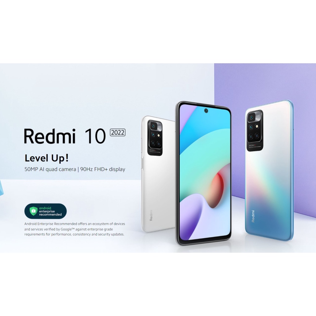 Redmi 10 2022 4GB+64 GB, 6GB+128 GB Android Smartphone