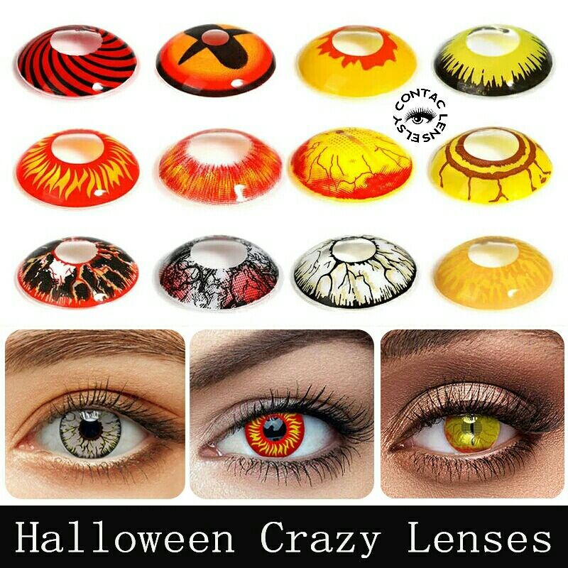 Softlens Halloween Cosplay ZOMBIE VAMPIRE VOLDEMORT 03 CRAZY LENS SERRIES