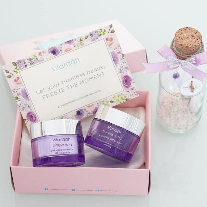 Termurah Original Wardah Renew You Pot Anti Aging Day And Night Cream Krim Siang Dan Malam Kemasan