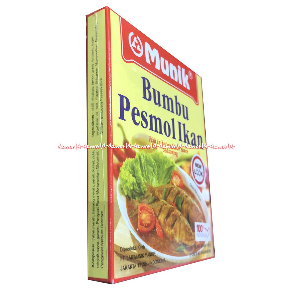 Munik Bumbu Pesmol Ikan Seasoning Bumbu Instan Travelling 150gr