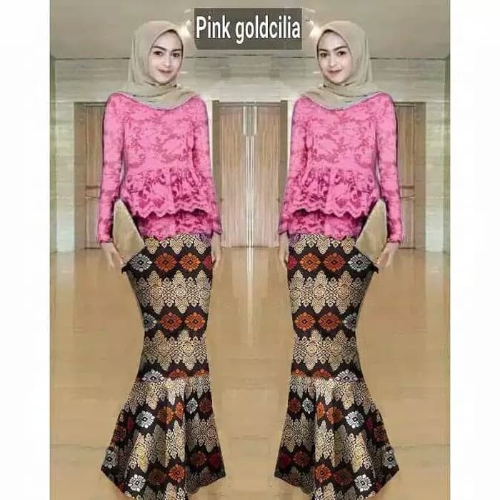 Set Kebaya Modern Kebaya Wisuda Rok Duyung Baju Kebaya Pesta Muslimah Shopee Indonesia