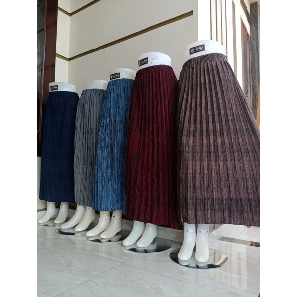 Rok plisket Tartan Premium Lipatan besar