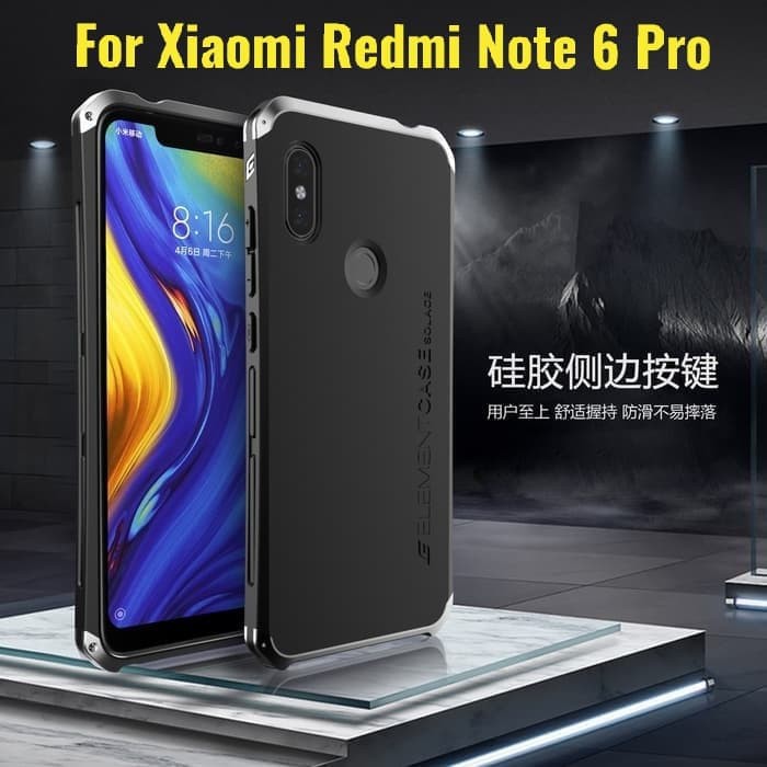 Xiaomi Redmi Note 6 Pro ELEMENT SOLACE case full cover casing metal