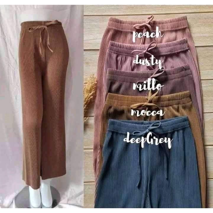 KULOT LIDI PLISKET PREMIUM BAHAN HYGET/CELANA KULOT PLISKET TALI TERBARU/CELANA KULOT PLISKET TALI L