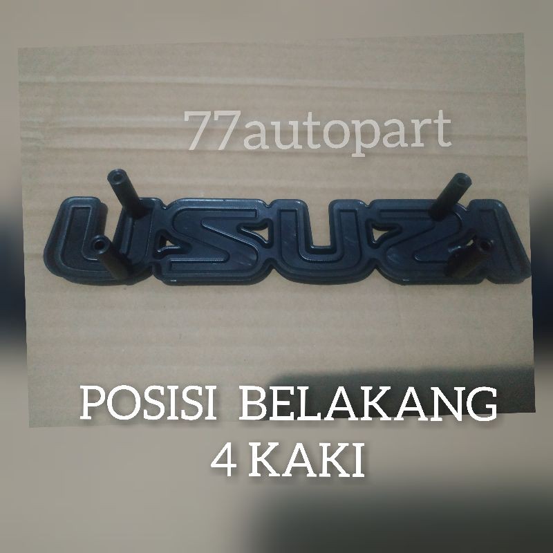 Emblem logo isuzu untuk grill panther kotak