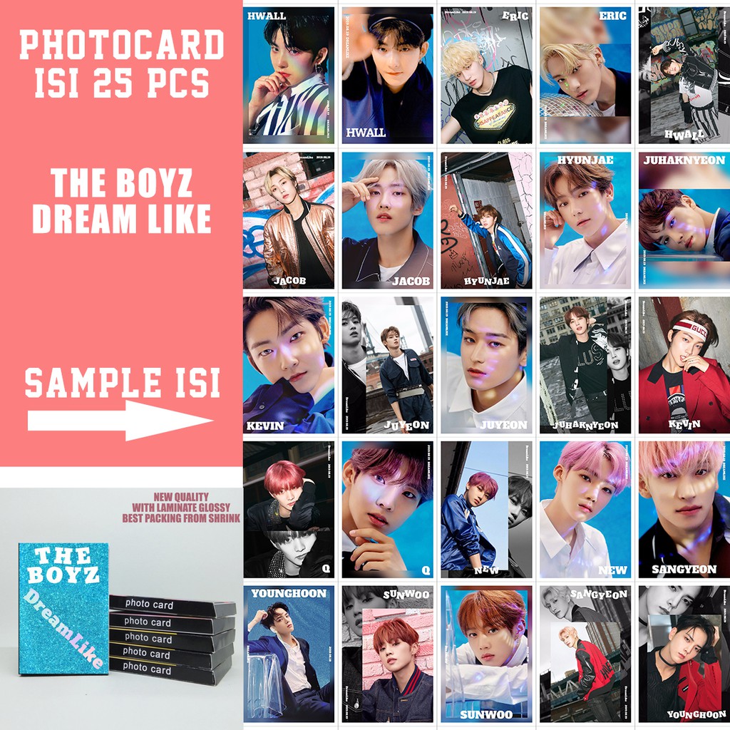 Photocard the boyz 1 pack isi 25pcs