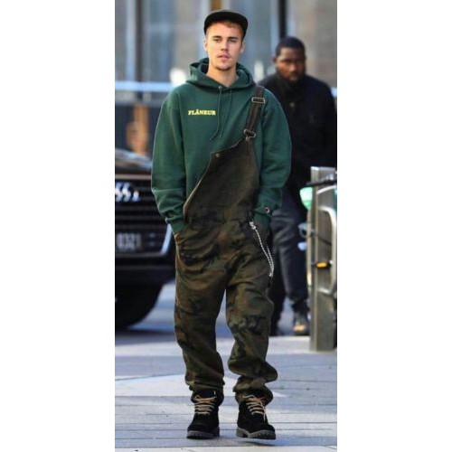  OVERALL  JEANS  MEN JUSTIN BEIBER BAJU KODOK COWOK TRENDY 