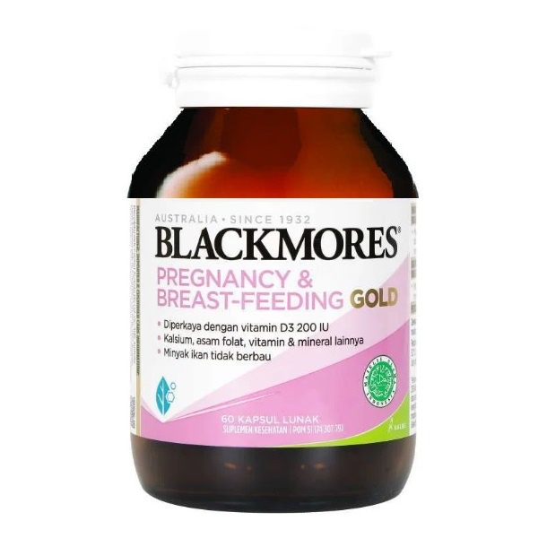 Blackmores Pregnancy &amp; Breast-Feeding Gold (60) BPOM Kalbe