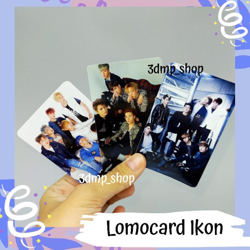 [25 lembar] Photocard lomo photo card lomocard Ikon kpop i decide