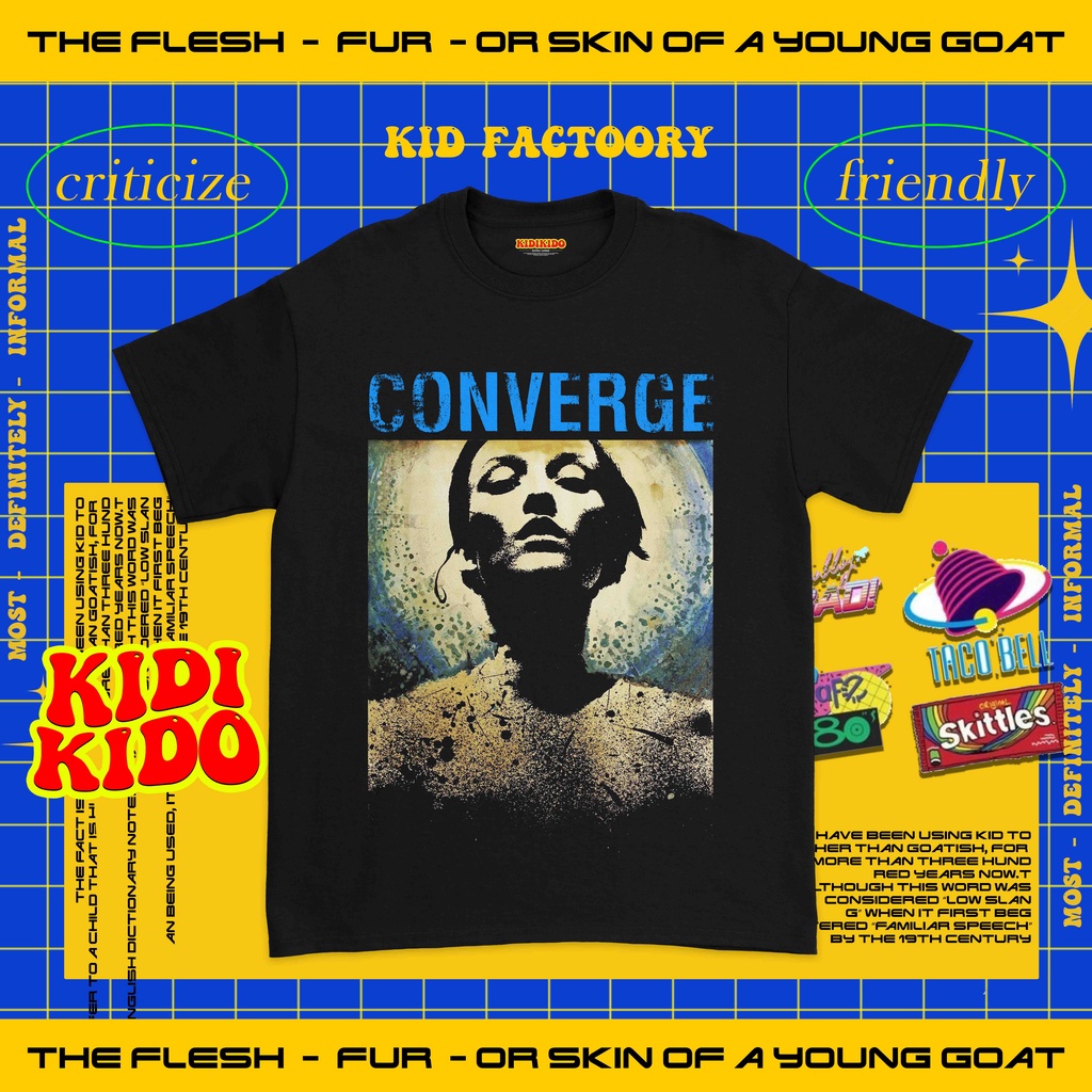 KAOS BAND ANAK CONVERGE | KAOS ANAK | BAJU BAND ANAK | CONVERGE | 001