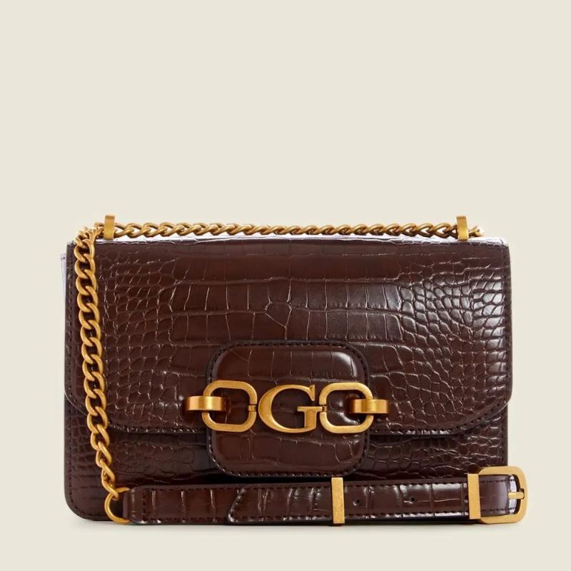 GUESSS Hensely Croc Convertible Crossbody