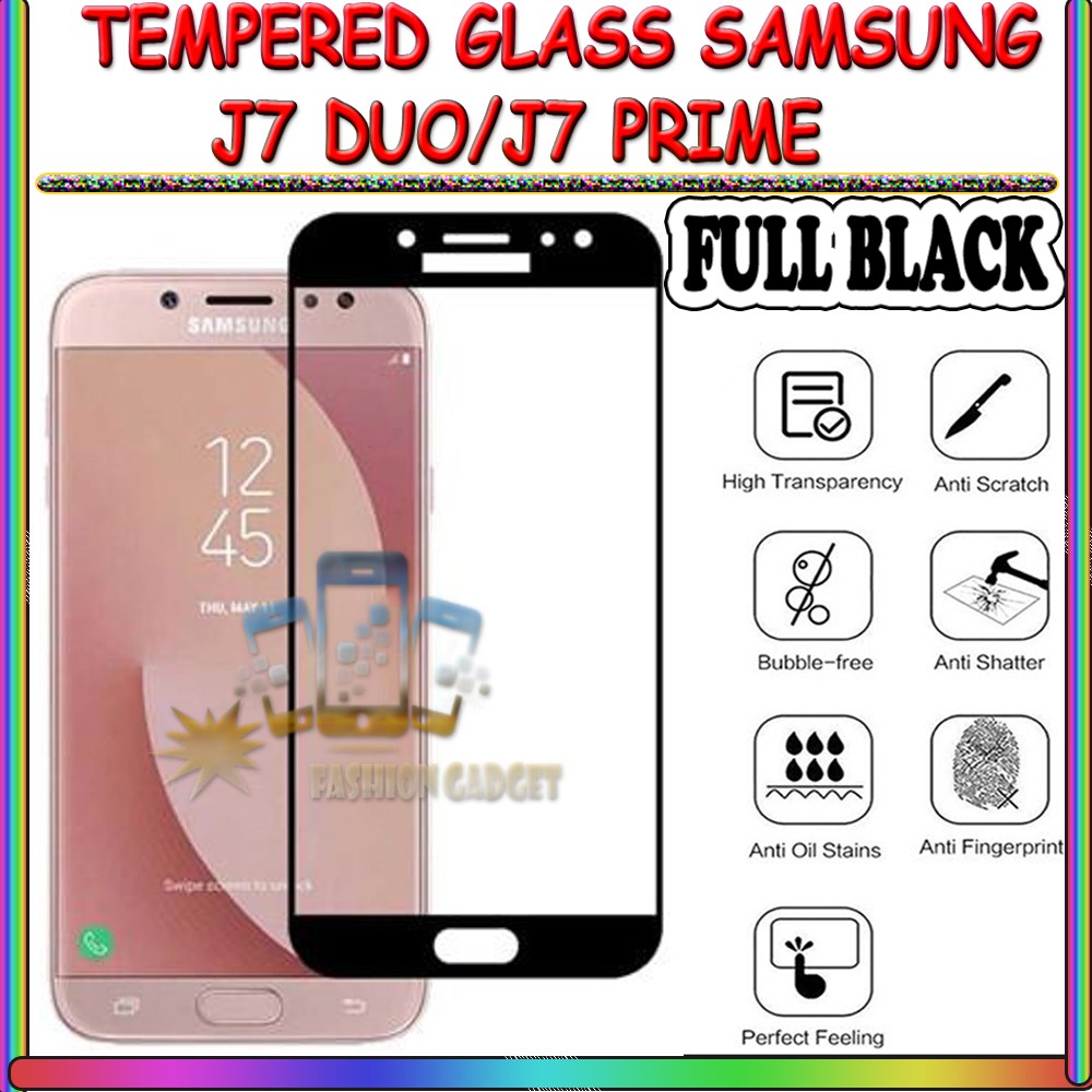 TEMPERED GLASS SAMSUNG J7 DUO /SAMSUNG J7 PRIME/ SAMSUNG J7 PRO/ SAMSUNG J730 2017 /SAMSUNG J710 2016 ANTI GORES KACA TEMPER GLASS