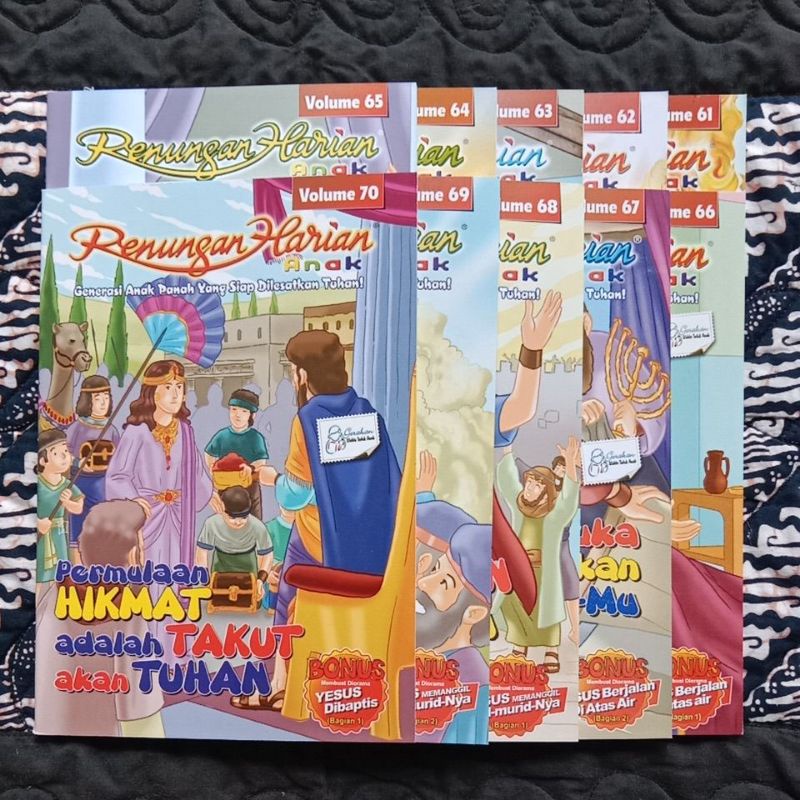 Renungan harian kristen Renungan Harian Anak (Usia 6-12 tahun) vol.61-70