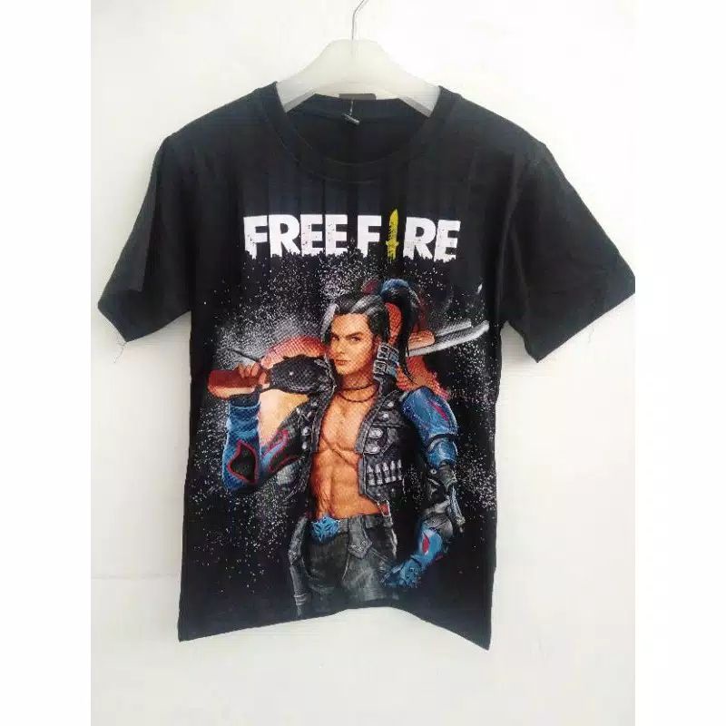 Kaos anak FF Free fire booyah / baju game Termurah