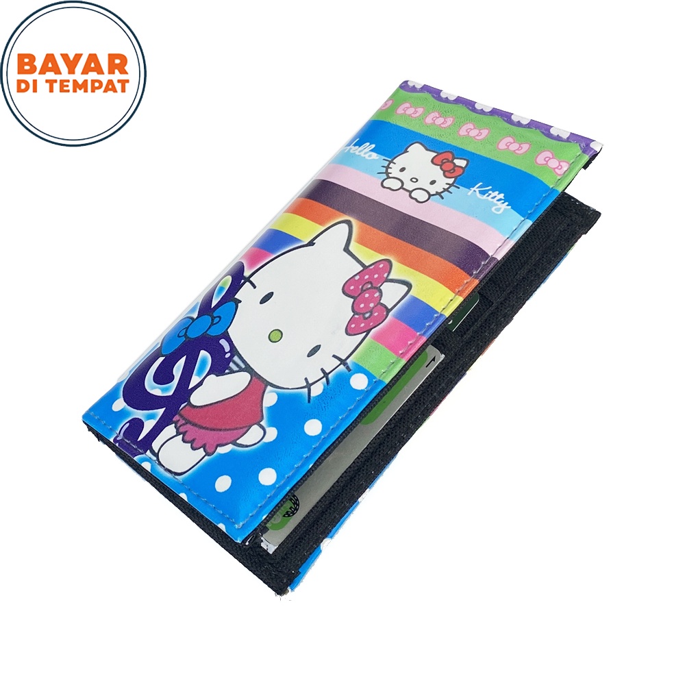 Promo!! Dompet Anak Karakter Hello Kitty Terbaru K96 Dompet Panjang Perempuan Dompet Sekolah dan Fashion + Bonus Box