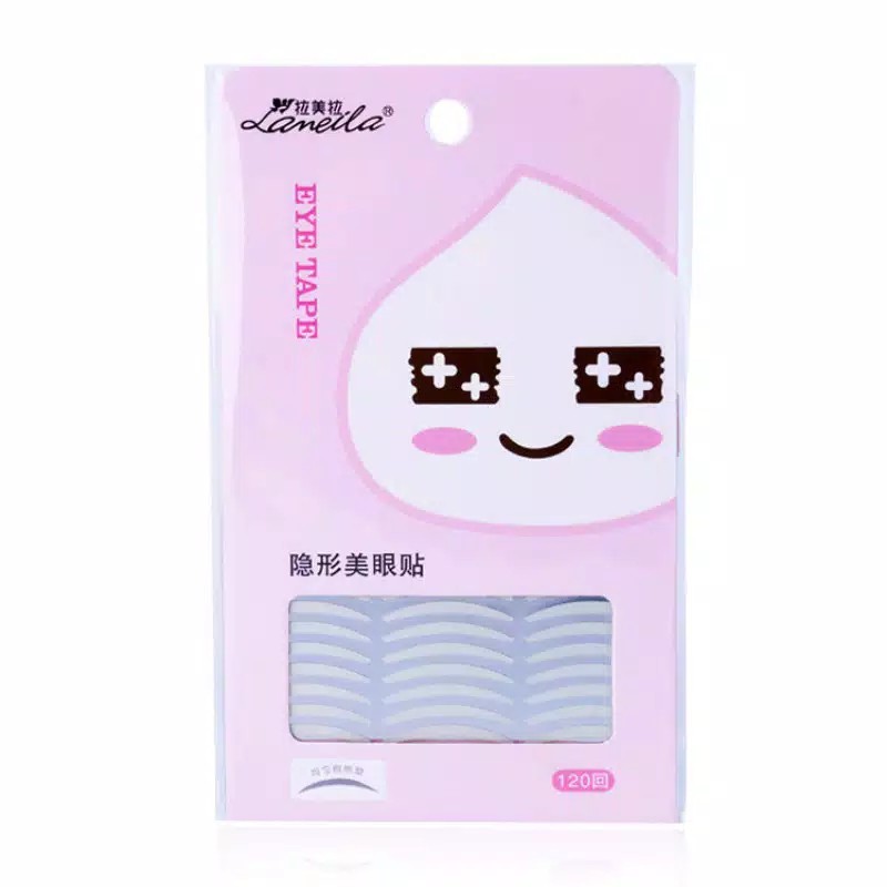 120Pcs Stiker Perekat Double Eyelid Breathable Lipatan Mata