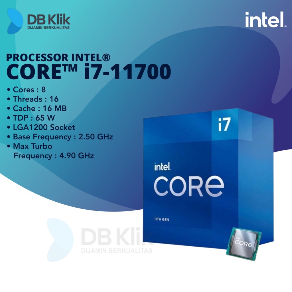 Processor INTEL Core I7-11700 Box 2.5GHz LGA1200 | Intel I7 11700 BOX