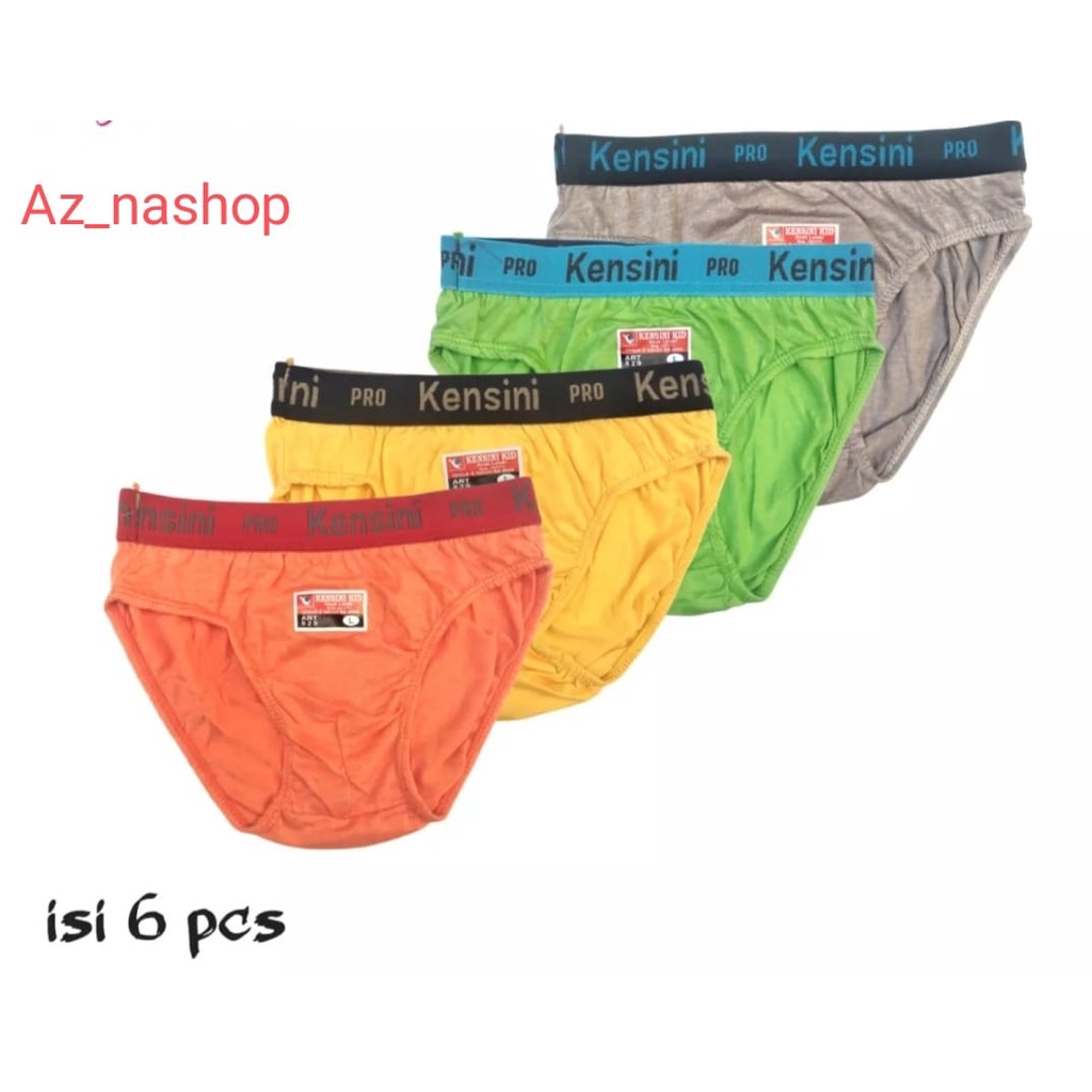 3 Pcs Dan 6 pcs Celana Dalam Anak Laki-Laki Karet Boxer Kensini/Celana Dalam Anak Cowok/CD Anak Multiwarna