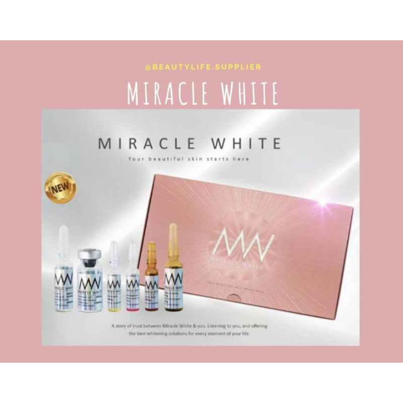 miracle white pink