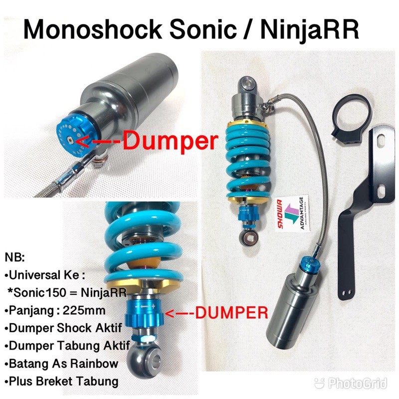 mono shock sonic ninja rr nitron dumper
