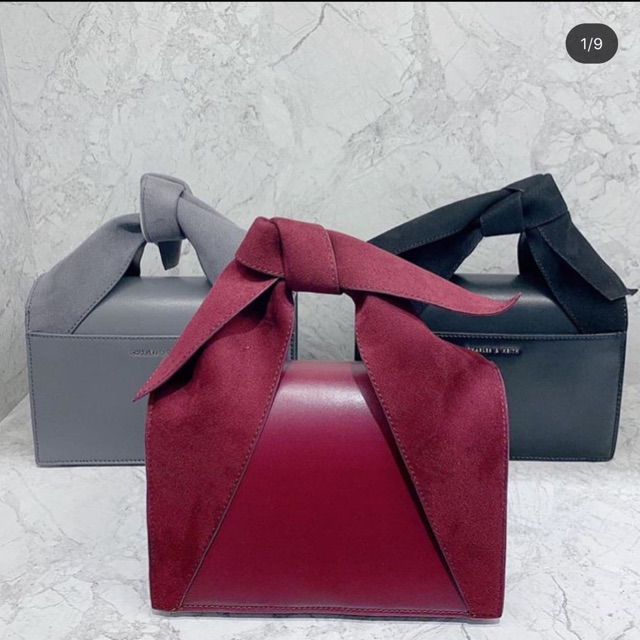 CK BOW SUEDE VELVET